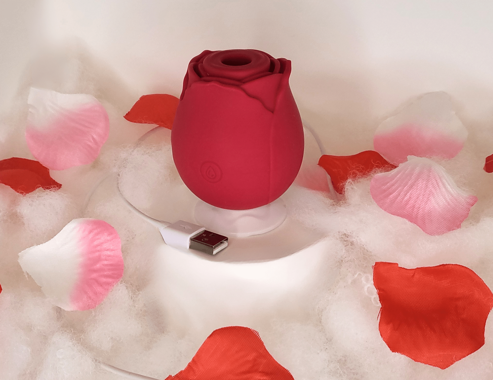 Inya The Rose Rechargeable Suction Vibe The Inya The Rose Rechargeable Suction Vibe’s design