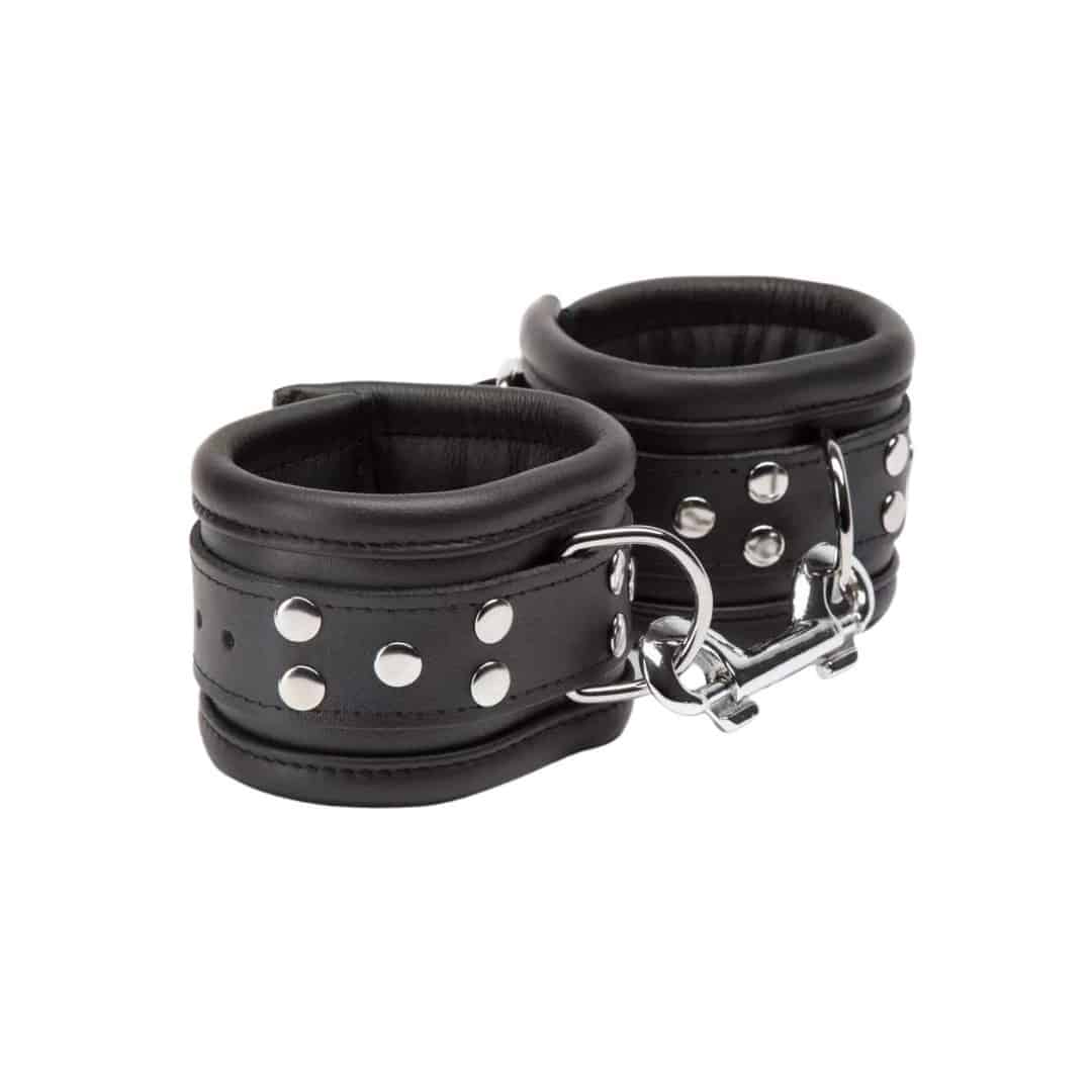 Compare Heavy Leather Ankle Cuffs