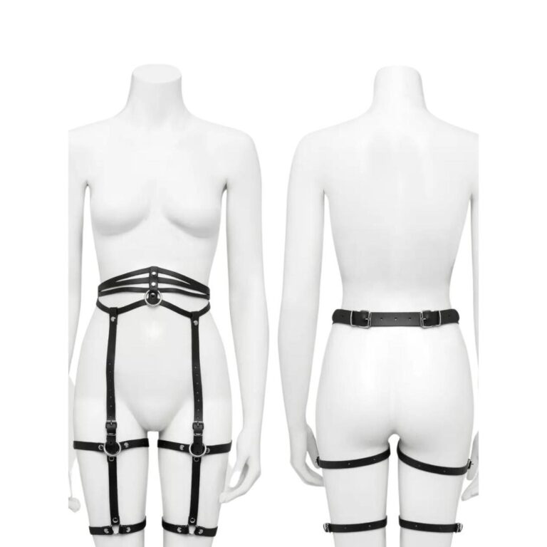 DOMINIX Deluxe Leather Leg Harness - The Best Leather BDSM Accessories
