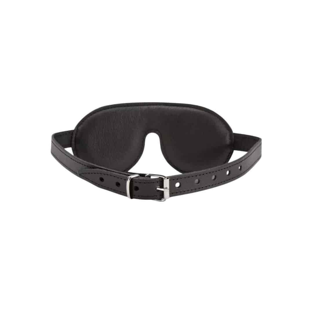 DOMINIX Deluxe Padded Leather Blindfold. Slide 3