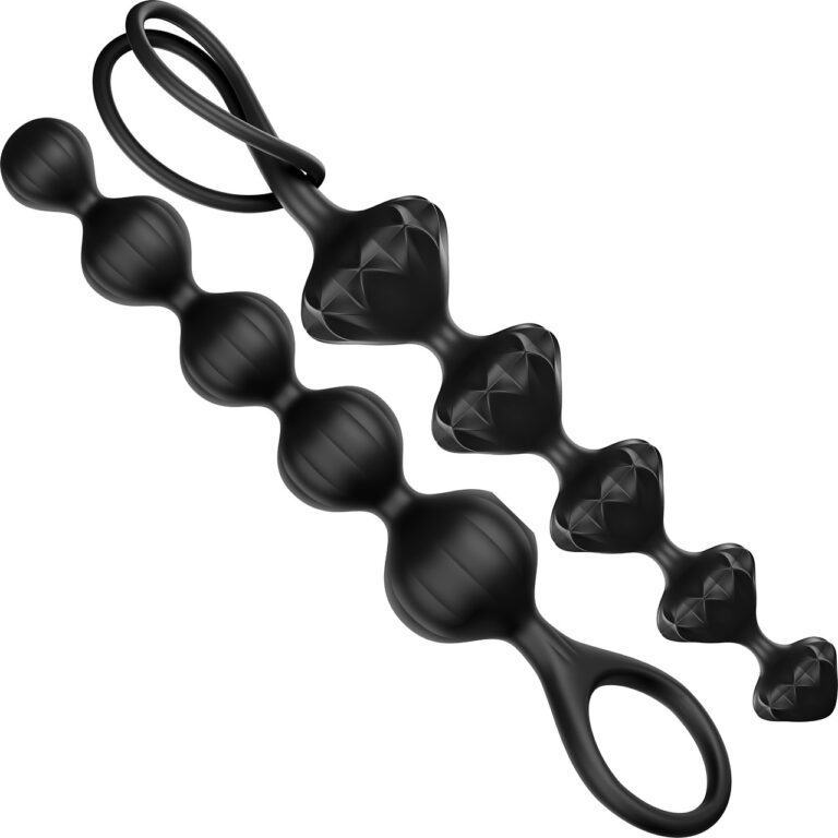 Satisfyer Love Beads Silicone Anal Beads - Fancy Some Anal Beads With Rings?