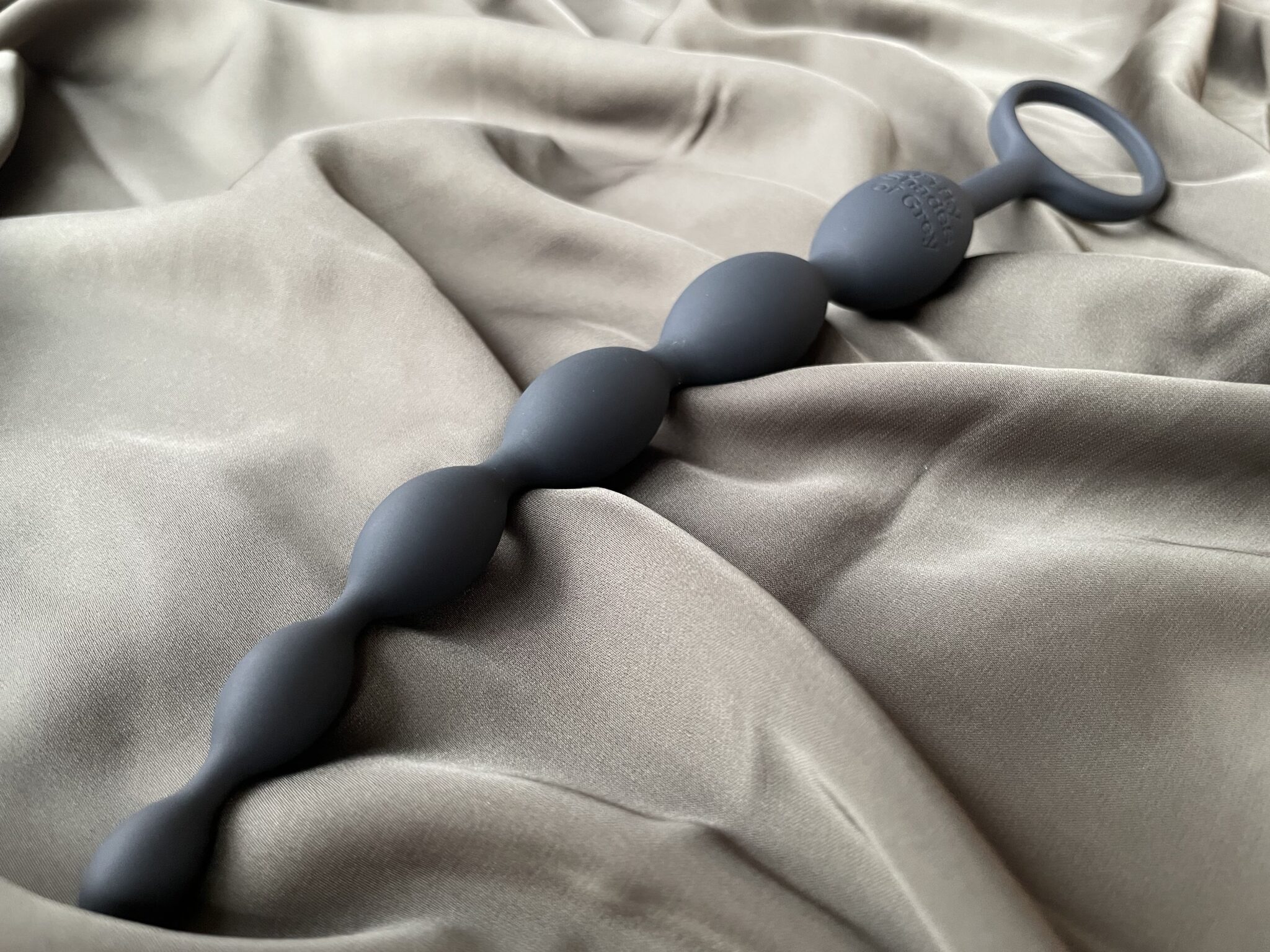 Fifty Shades of Grey Pleasure Intensified Silicone Anal Beads. Slide 5