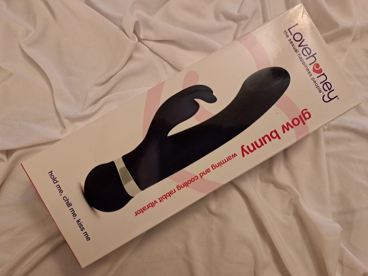 Glow Bunny Warming and Cooling Rabbit Vibrator Packaging