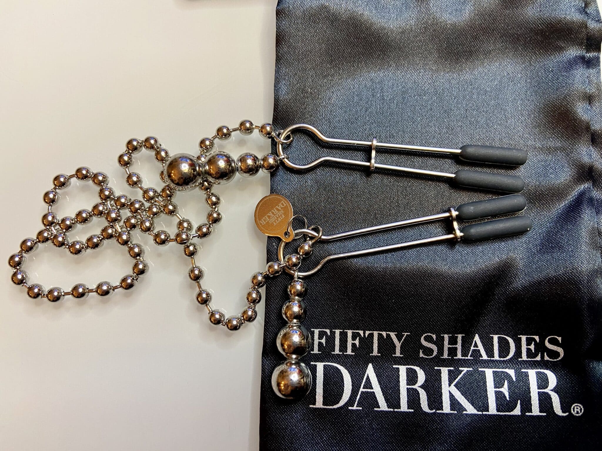 Fifty Shades Darker At My Mercy Chained Nipple Toys. Slide 4