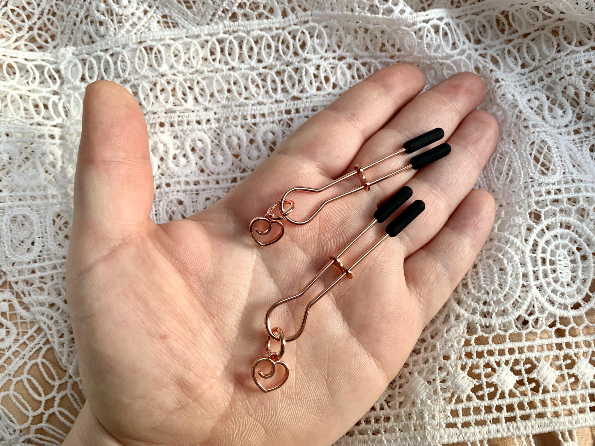 My Personal Experiences with Bondage Boutique Rose Gold Adjustable Nipple Clamps
