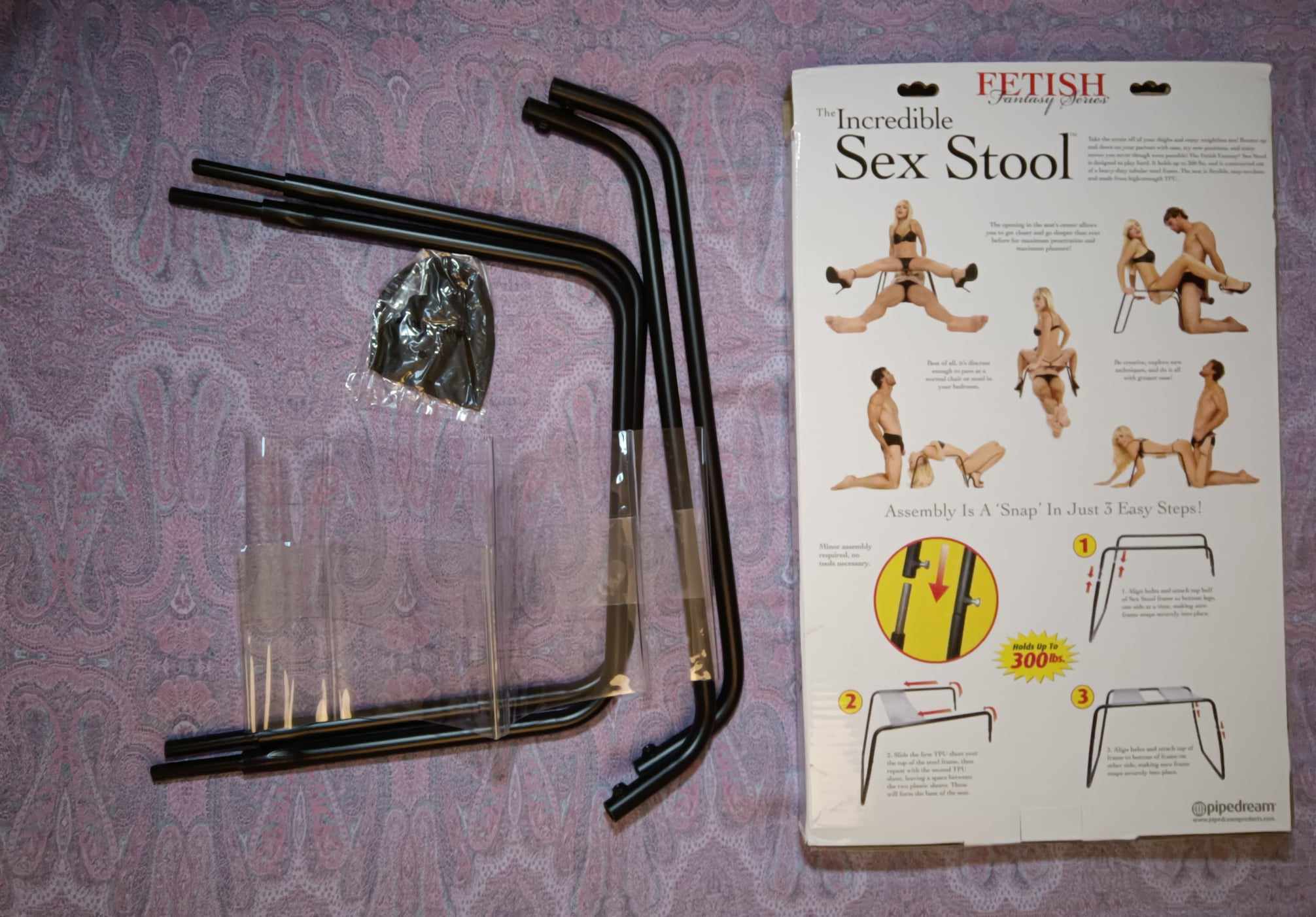 Fetish Fantasy Incredible Sex Stool Analyzing the Packaging: First Impressions