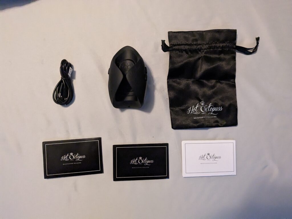 Hot Octopuss Pulse Solo Essential Rechargeable Vibrating Stroker Black main image 1