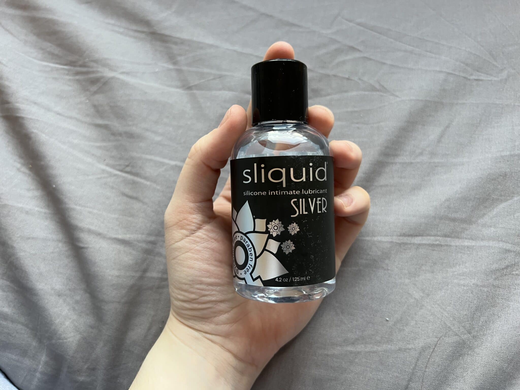 Sliquid Silver Silicone Lube. Slide 3