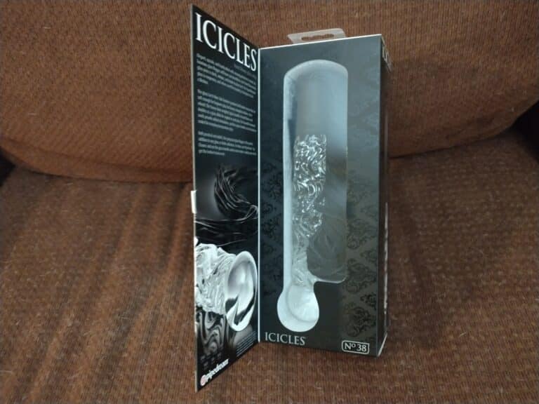 Icicles No. 38 Glass Dildo Flogger - 