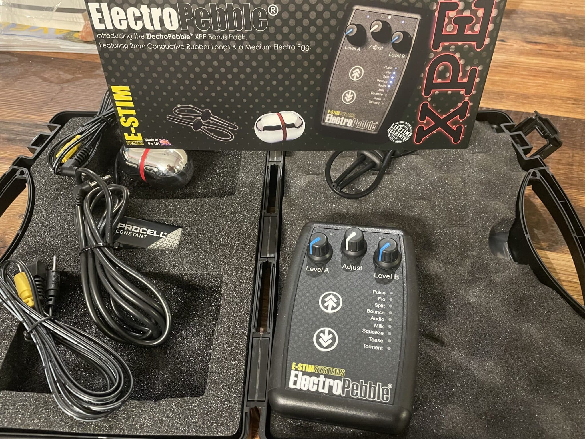 E-Stim ElectroPebble XPE Pack My unboxing experience