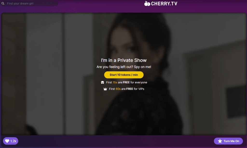 Cherry.tv official page link