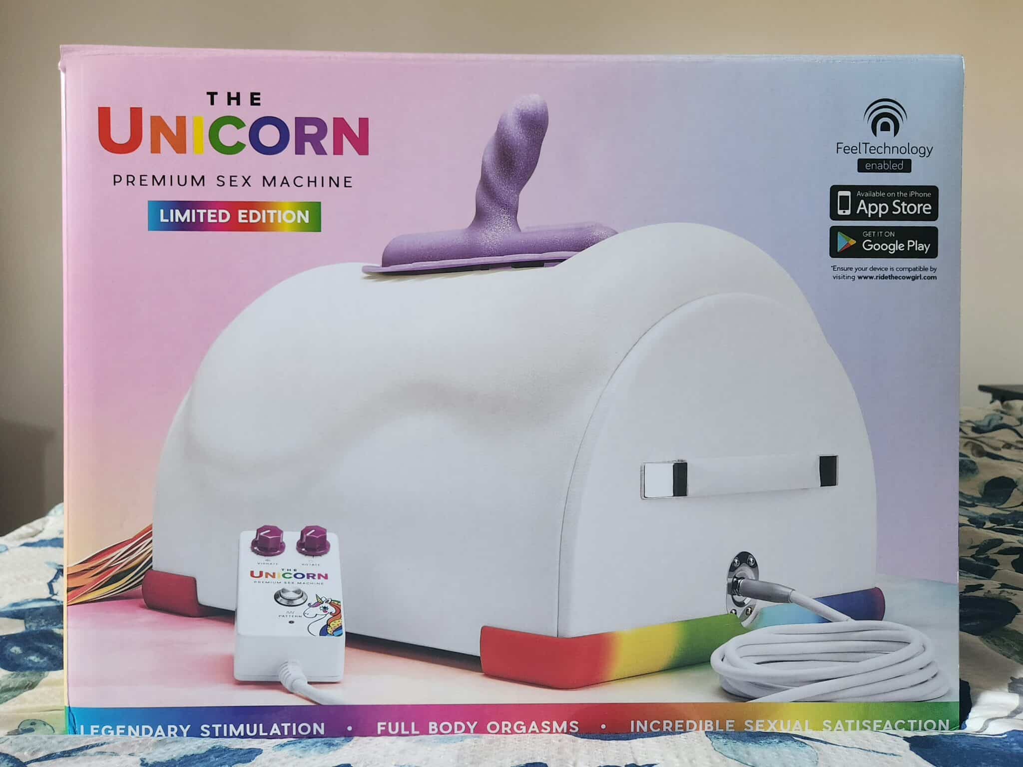 The Unicorn Premium Sex Machine A Closer Look at the The Unicorn Premium Sex Machine’s Packaging