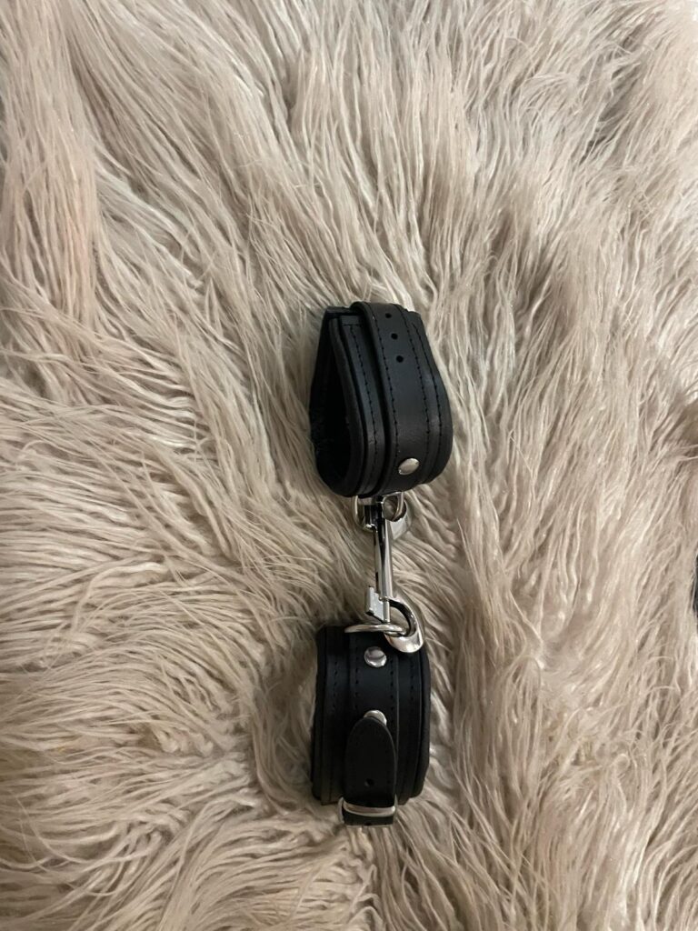 DOMINIX Deluxe Leather Wrist Cuffs - 