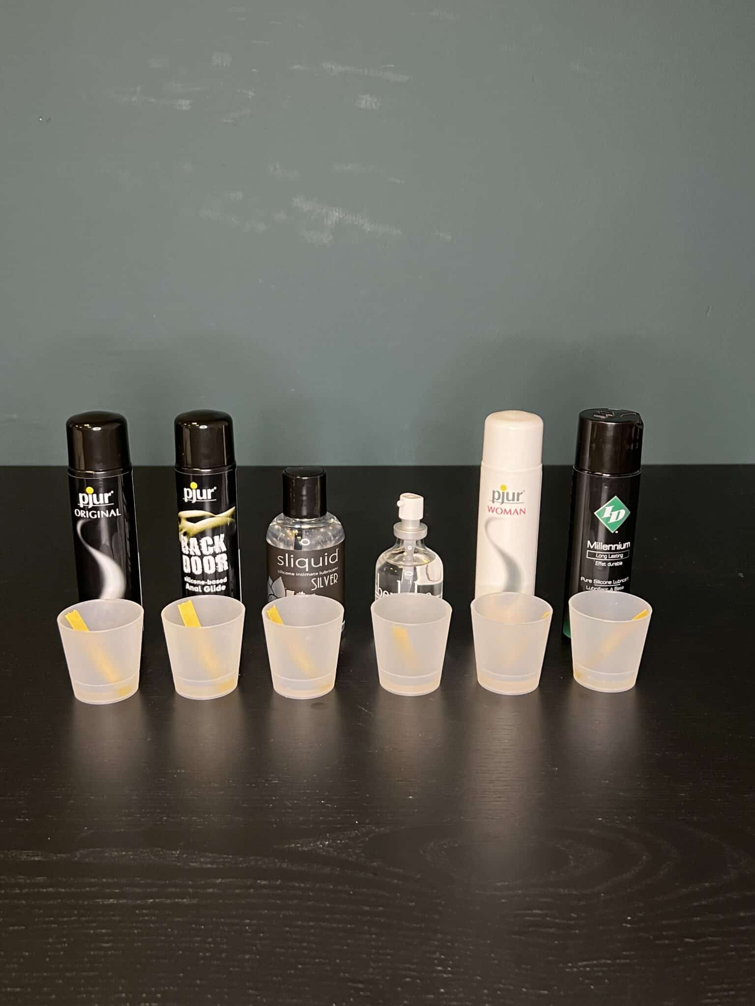 How were the Organic lubes tested?