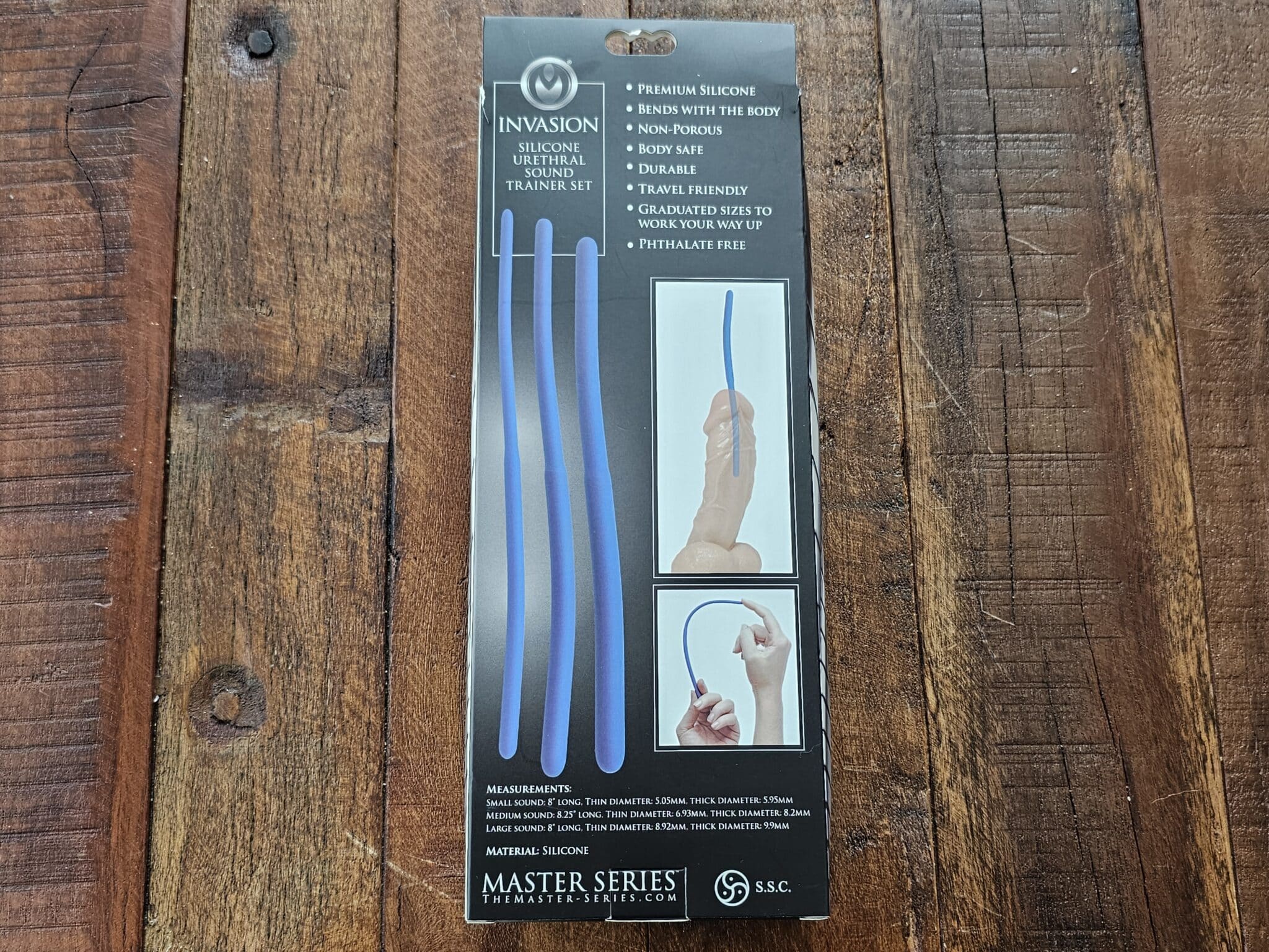 Master Series Invasion Silicone Urethral Sound Trainer Set Analyzing the Packaging: First Impressions