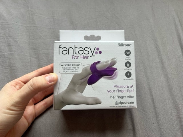 Fantasy for Her Finger Vibrator Unwrapping Excitement: A Packaging Review