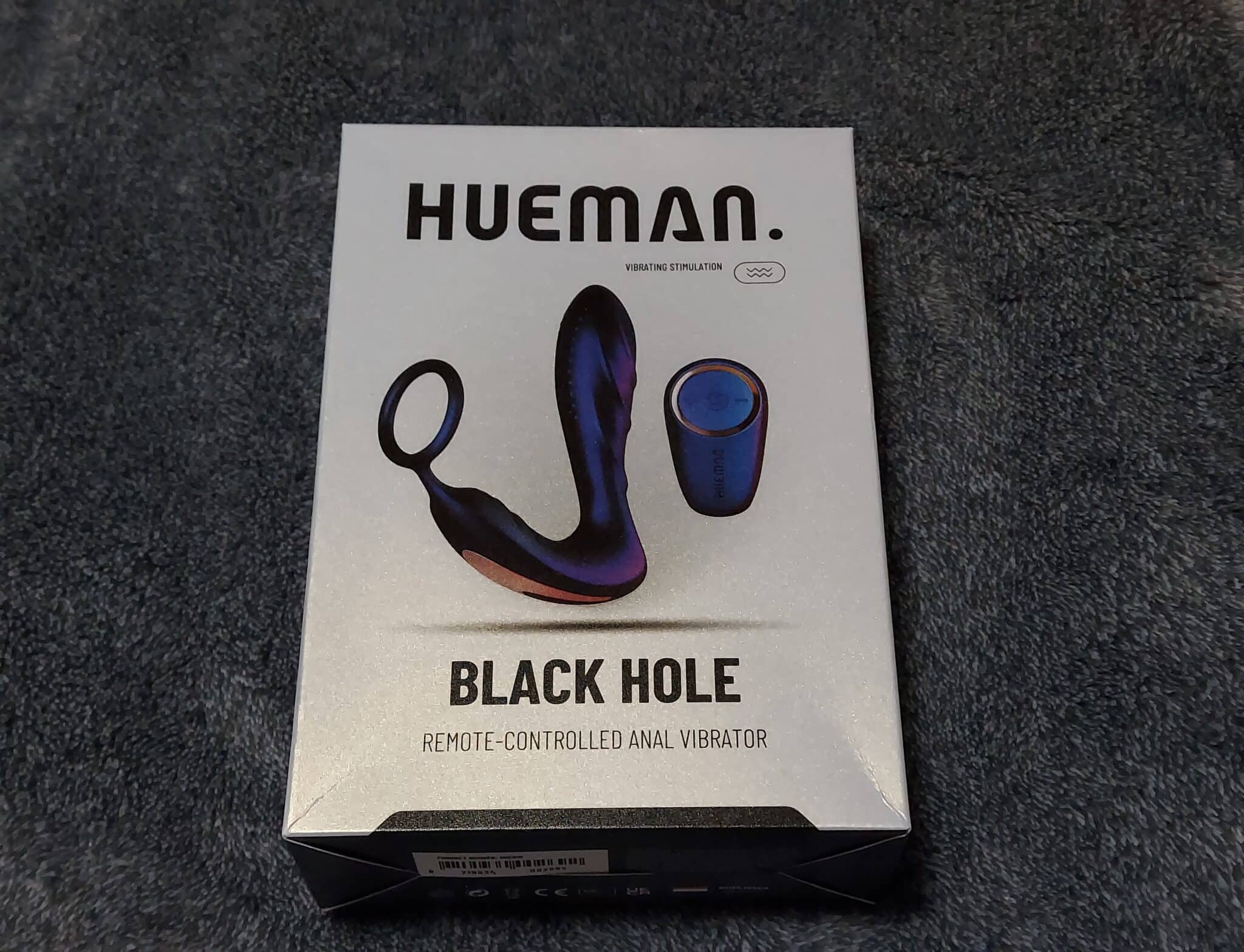 Hueman Black Hole Anal Vibrator with Cock Ring. Slide 9