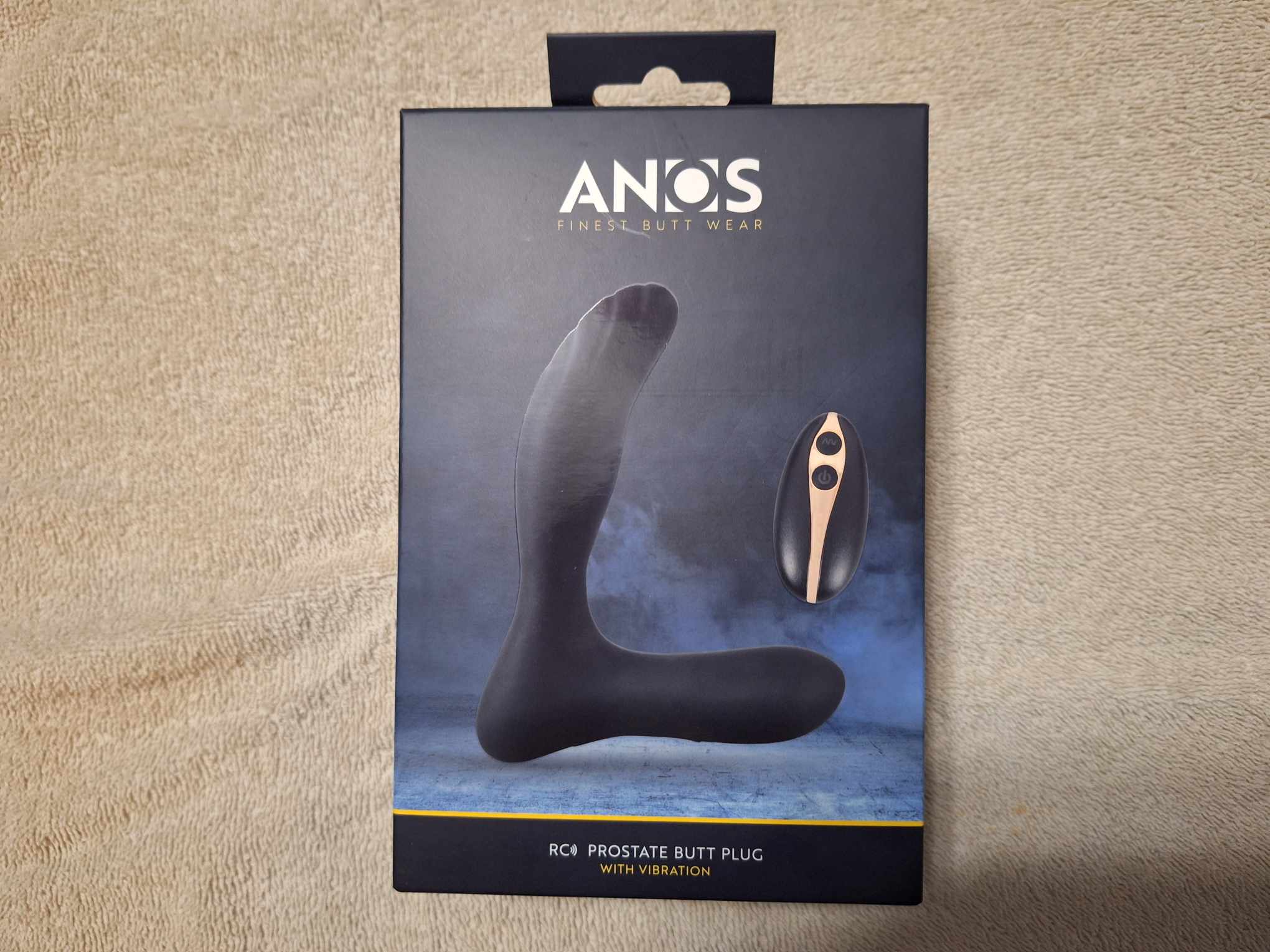 Anos RC Prostate Butt Plug Breaking Down the Packaging of the Anos RC Prostate Butt Plug
