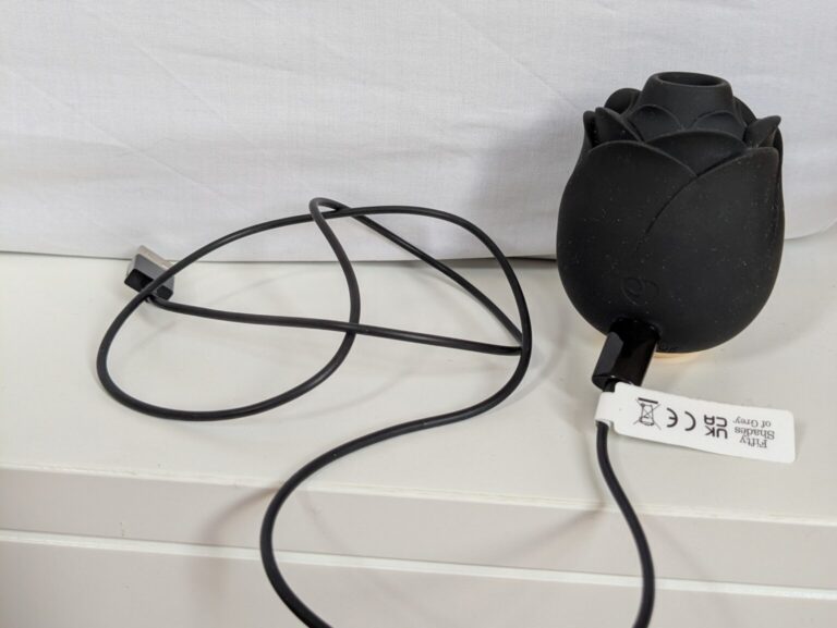 Fifty Shades of Grey Black Rose Suction Stimulator -  