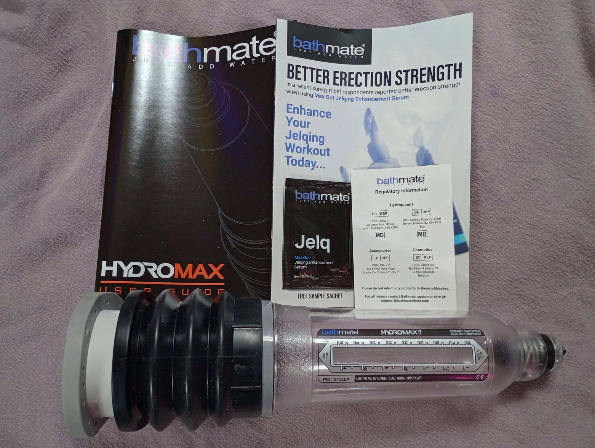 Bathmate HYDROMAX 7 Penis Pump Clear 5-7 Inches. Slide 6
