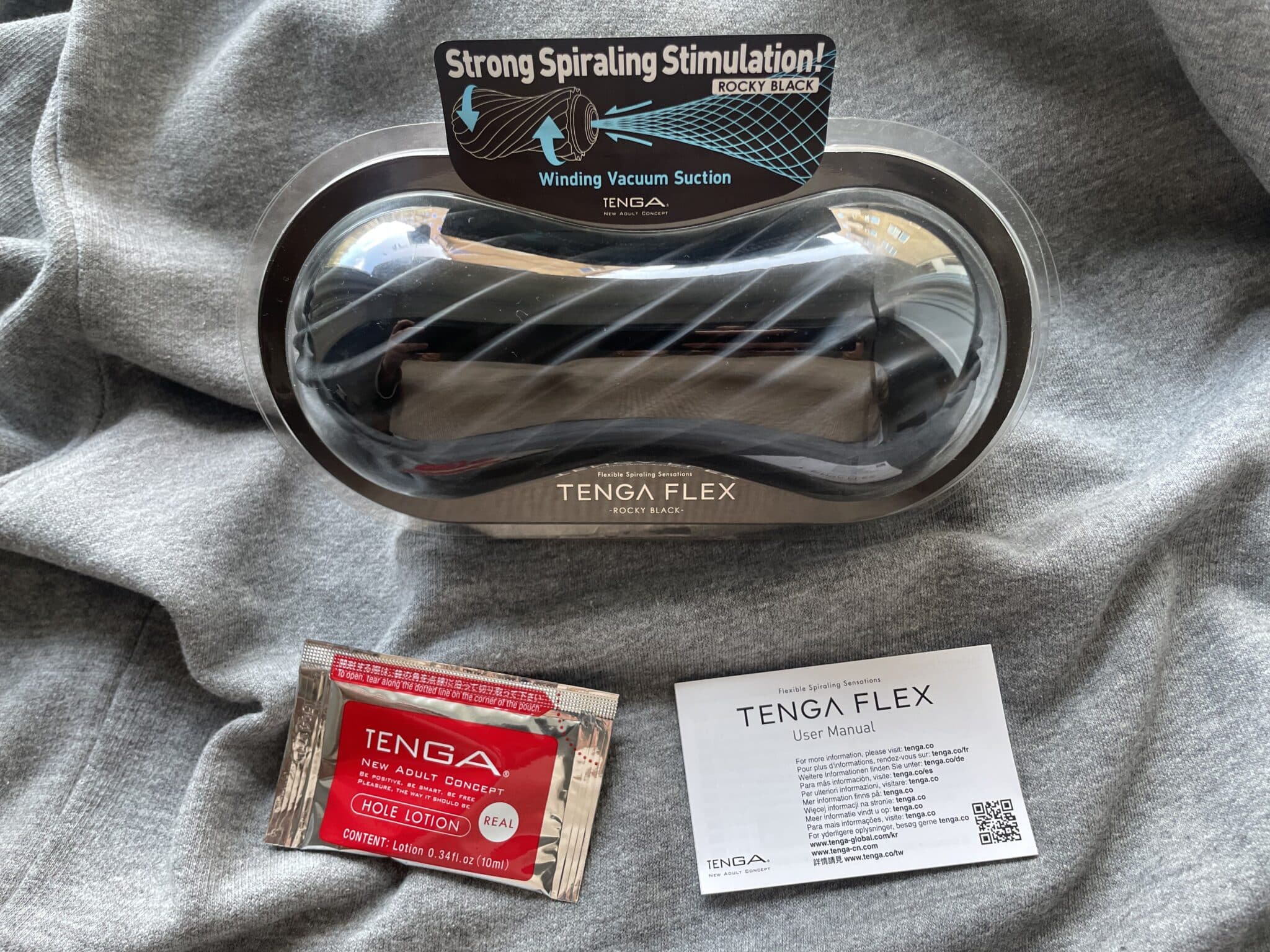 TENGA Flex Rocky The TENGA Flex Rocky’s Packaging