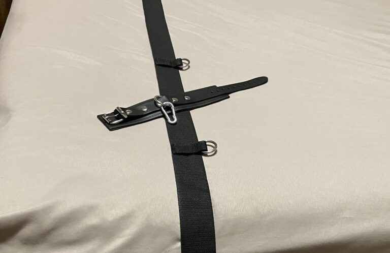 DOMINIX Deluxe Adjustable Leather Cuff Under Mattress Set - <