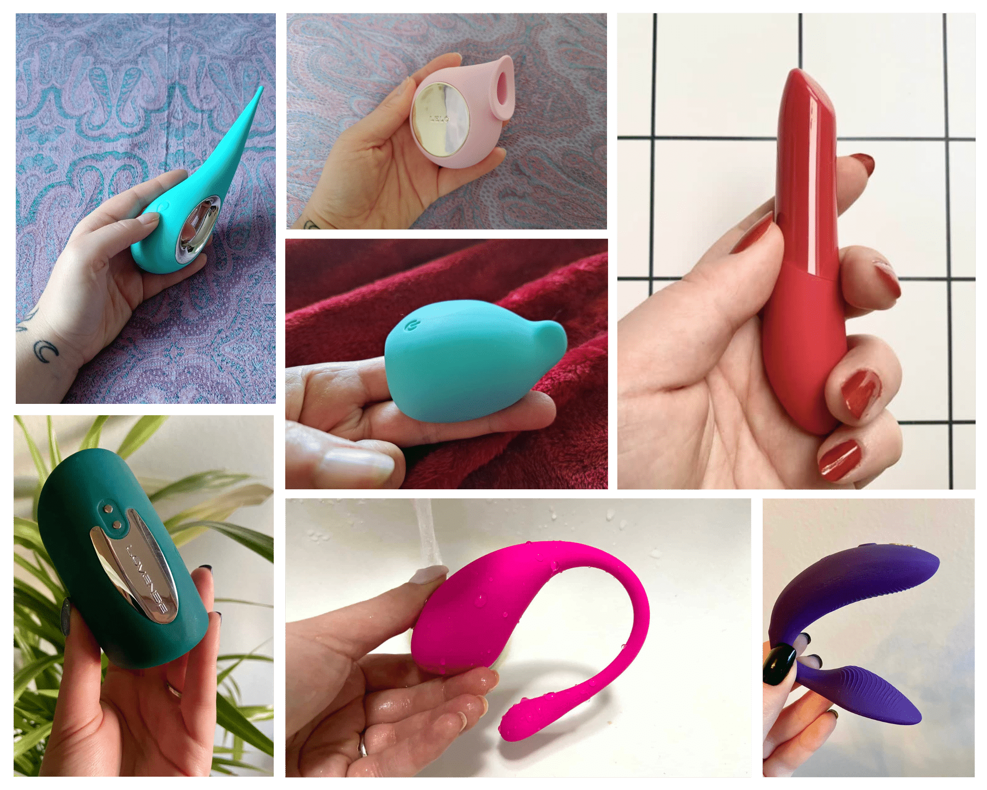 How did we try all these waterproof vibrators?