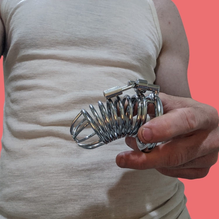 DOMINIX Deluxe Chastity Cock Cage — Test & Review<