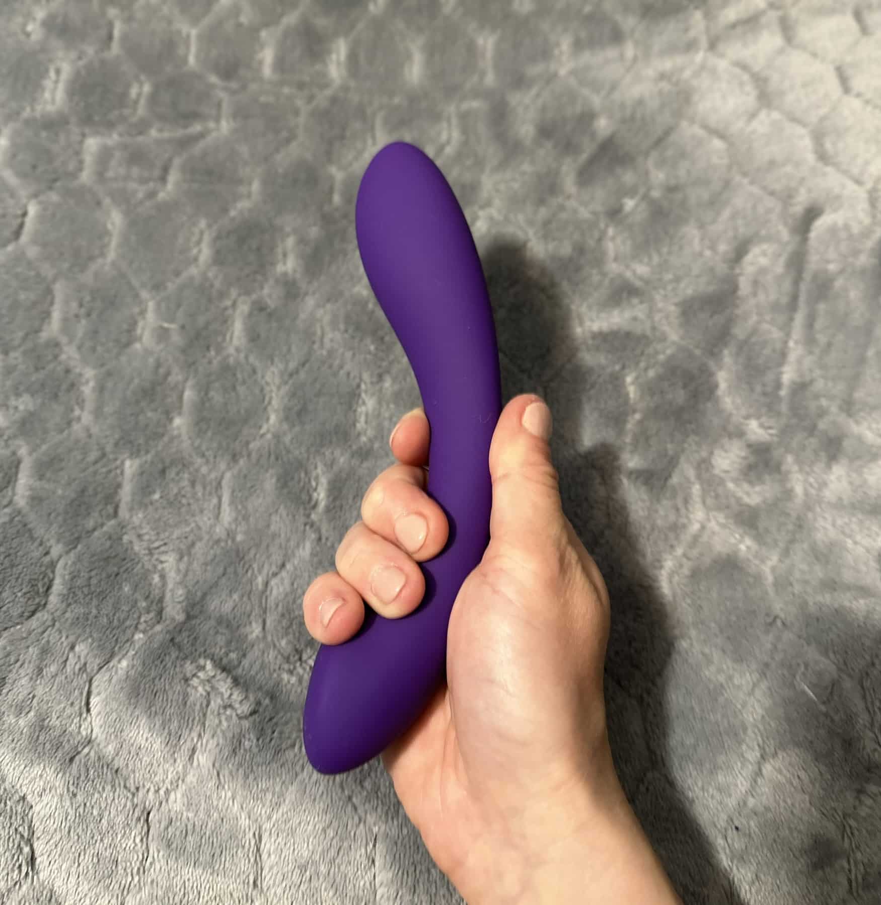 Desire Luxury Weighted Curved Silicone Dildo Ease of Use