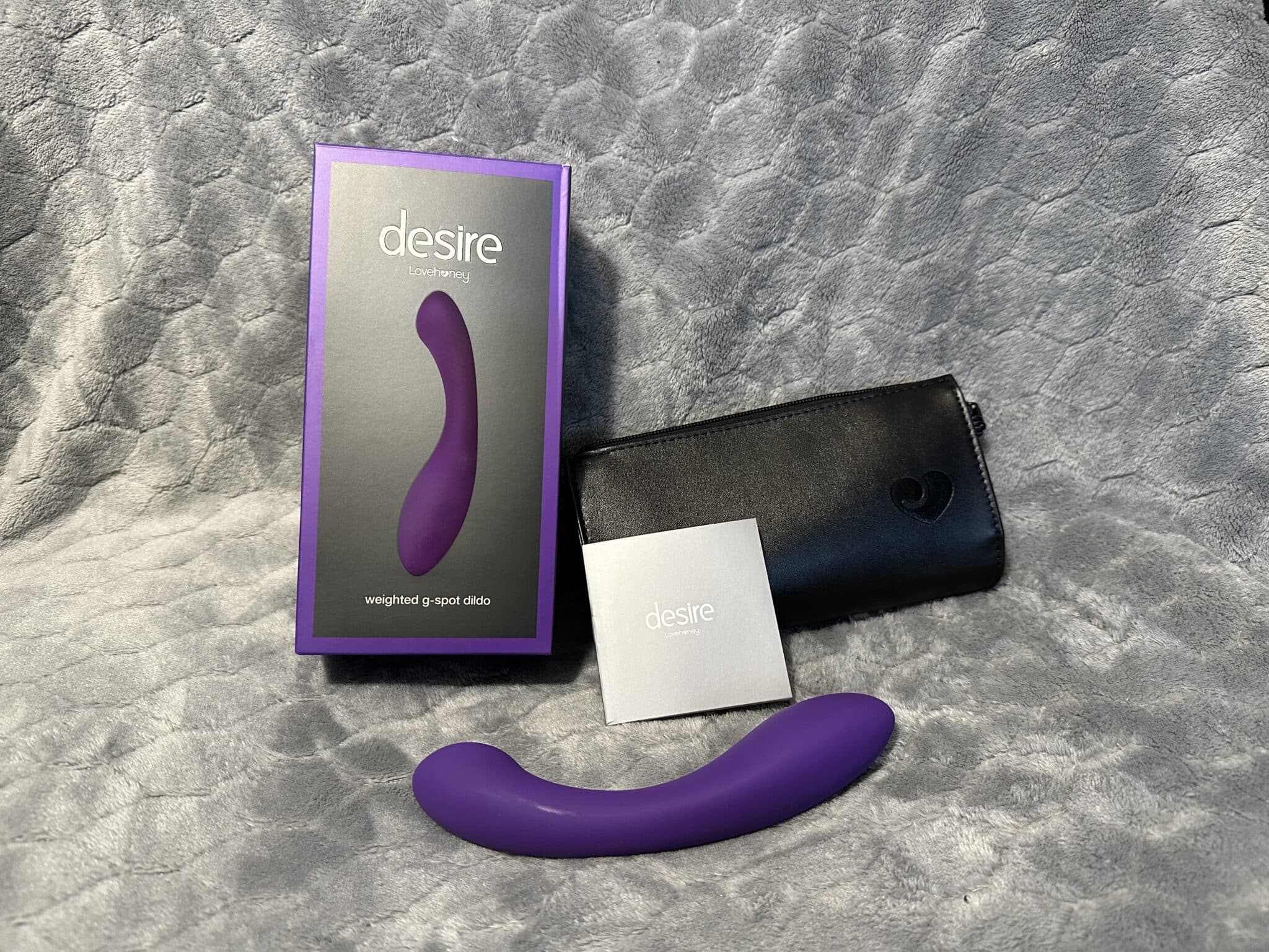 Desire Luxury Weighted Curved Double Ended Dildo. Slide 6