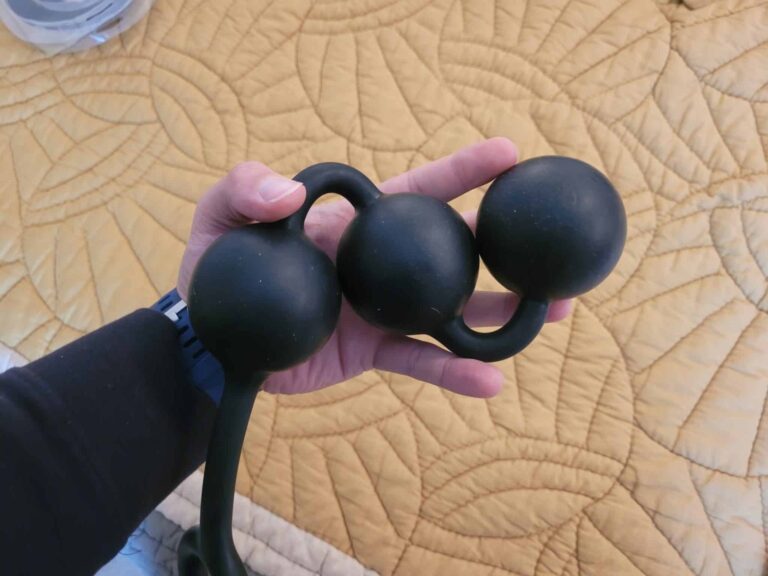 Cannonballs Giant Silicone Anal Beads - 