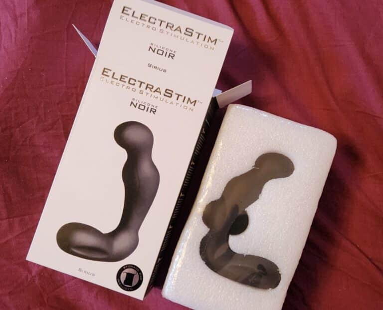 ElectraStim Silicone Noir Sirius Electro Prostate Massager - 