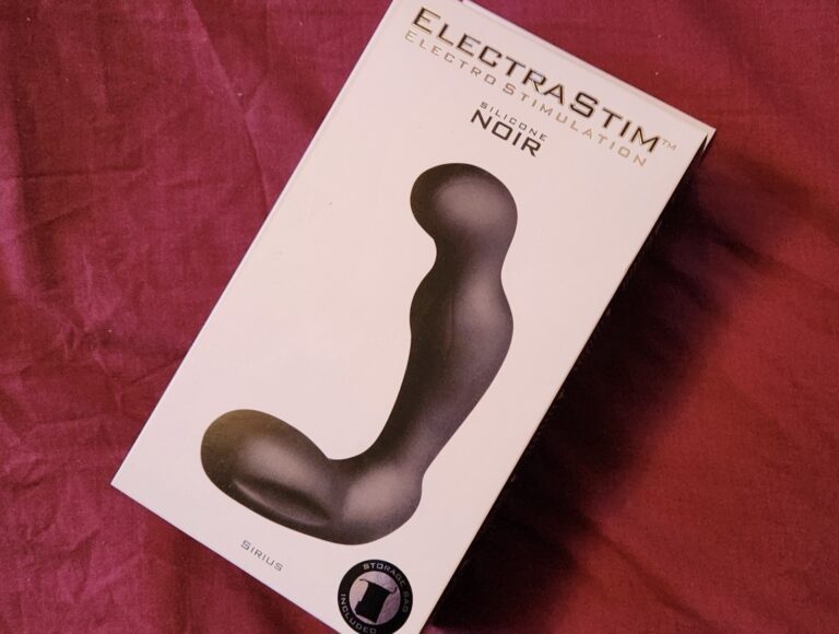 ElectraStim Silicone Noir Sirius Electro Prostate Massager - 