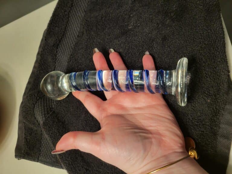 Lovehoney Spiral G-Spot Sensual Glass Dildo - 