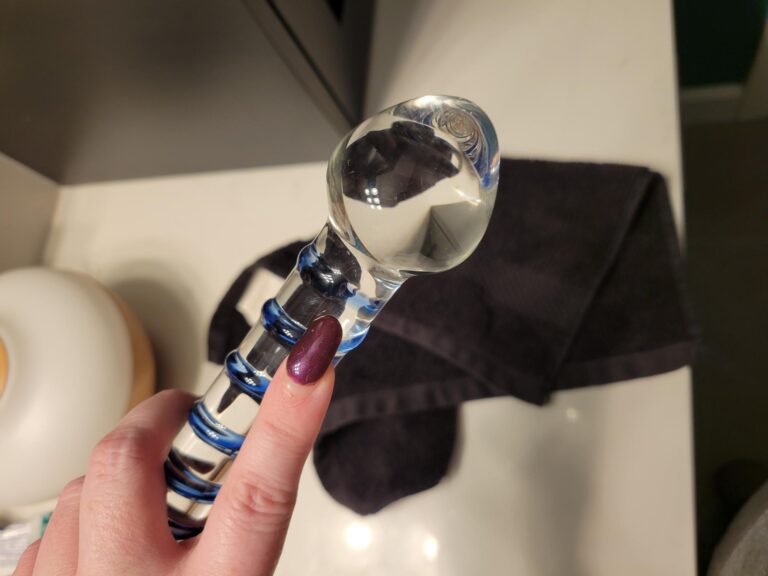 Lovehoney Spiral G-Spot Sensual Glass Dildo - 