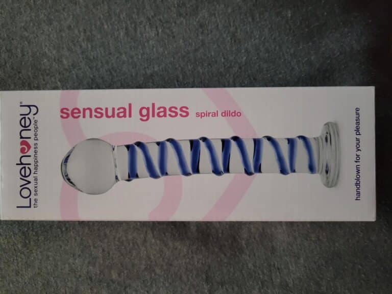 Lovehoney Spiral G-Spot Sensual Glass Dildo - <