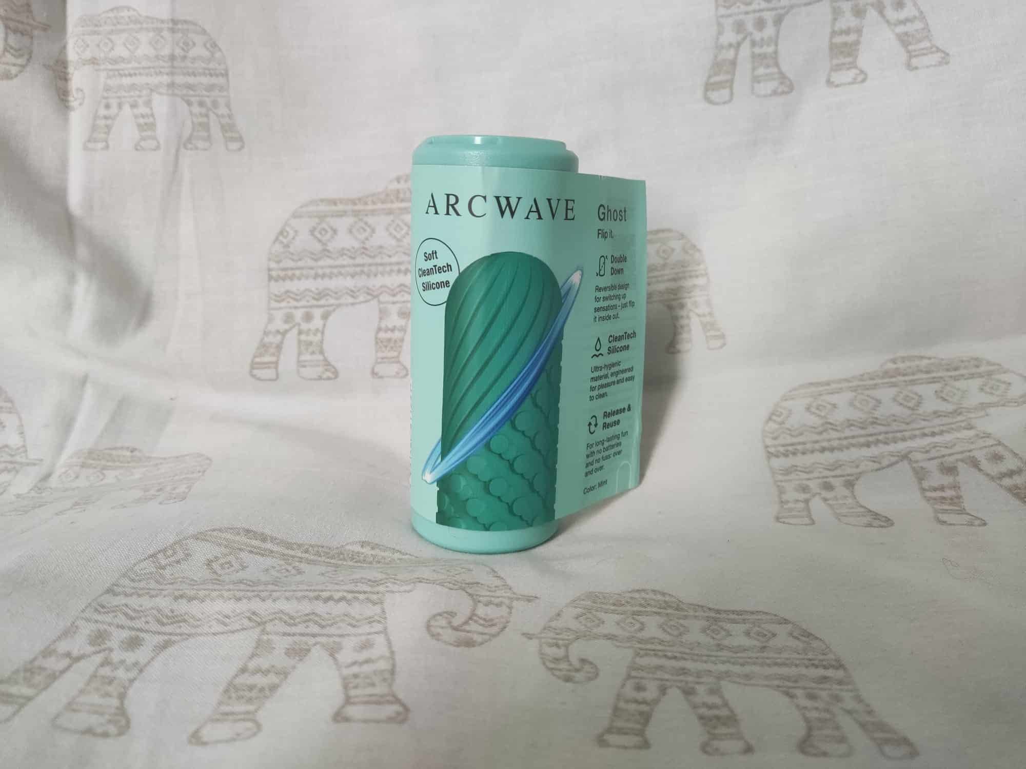 Arcwave Ghost Silicone Reusable Reversible Textured Male Stroker Packaging