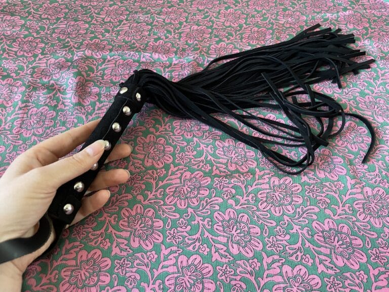 Bondage Boutique Advanced Extra Long Suede Flogger - 