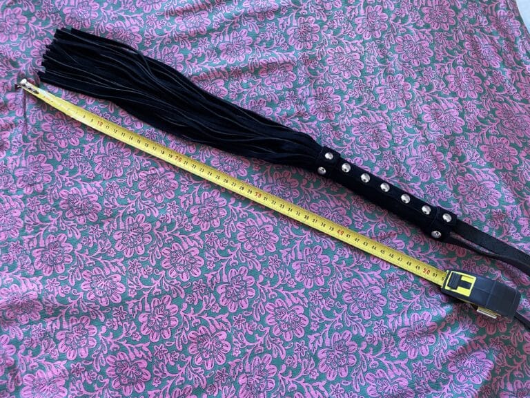 Bondage Boutique Advanced Extra Long Suede Flogger - 