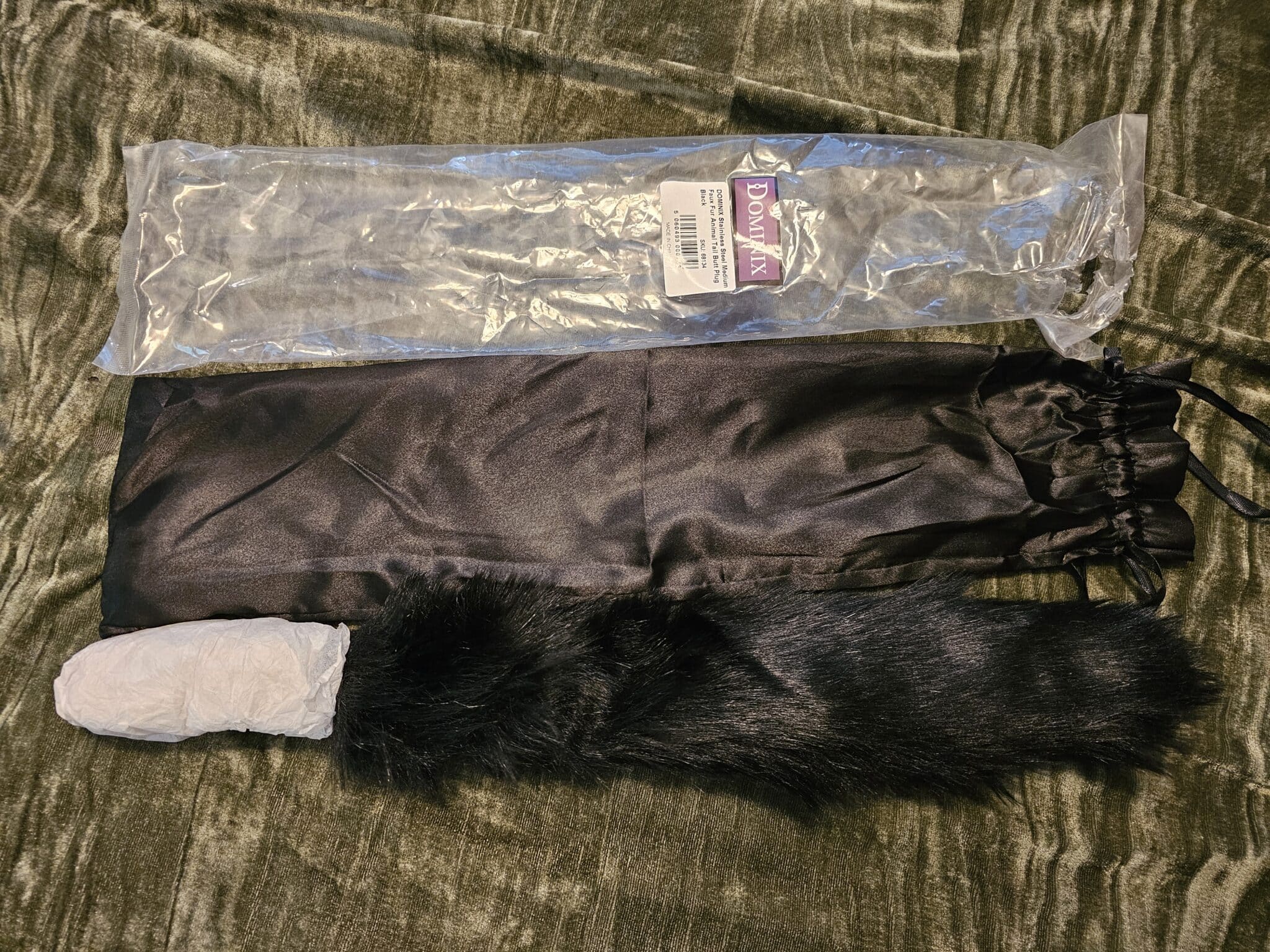 DOMINIX Deluxe Metal Faux Fur Tail Butt Plug Price