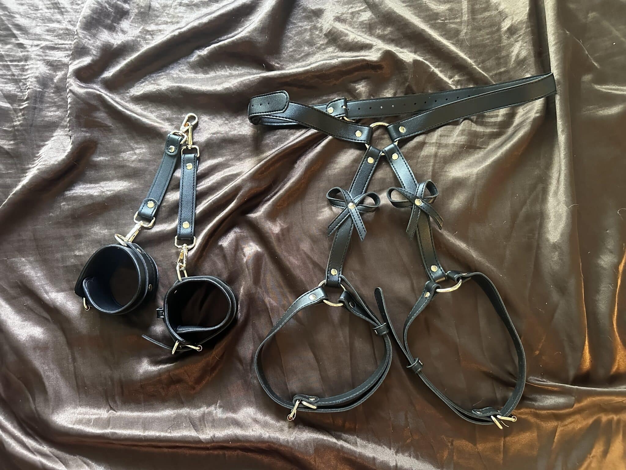 Strict Bondage Harness with Bows Price