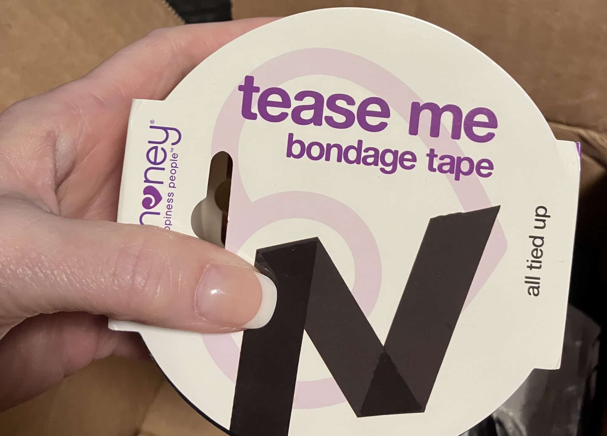 Lovehoney Black Bondage Tape. Slide 9
