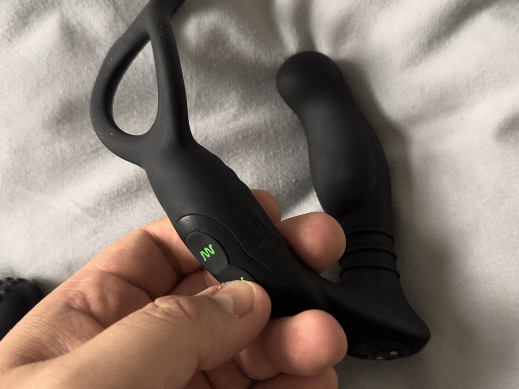 Nexus Simul8 Prostate Massager with Double Cock Ring Ease of Use