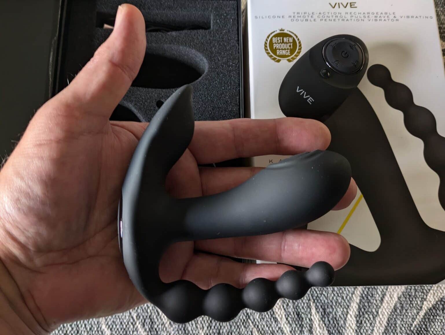 Vive KATA Pulsing Triple Stimulation Vibrator Review