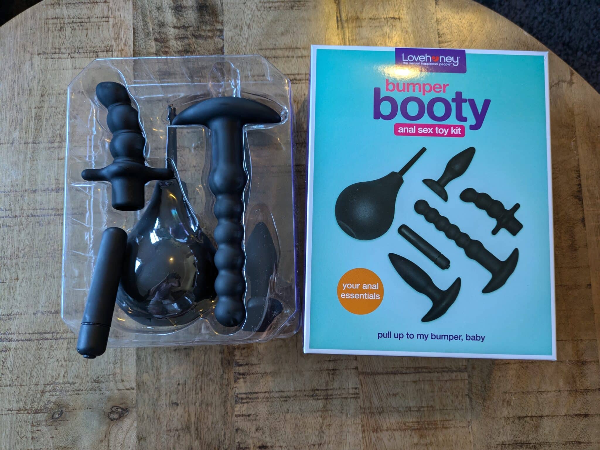 Lovehoney Bumper Booty Bundle Anal Sex Toy Kit Design