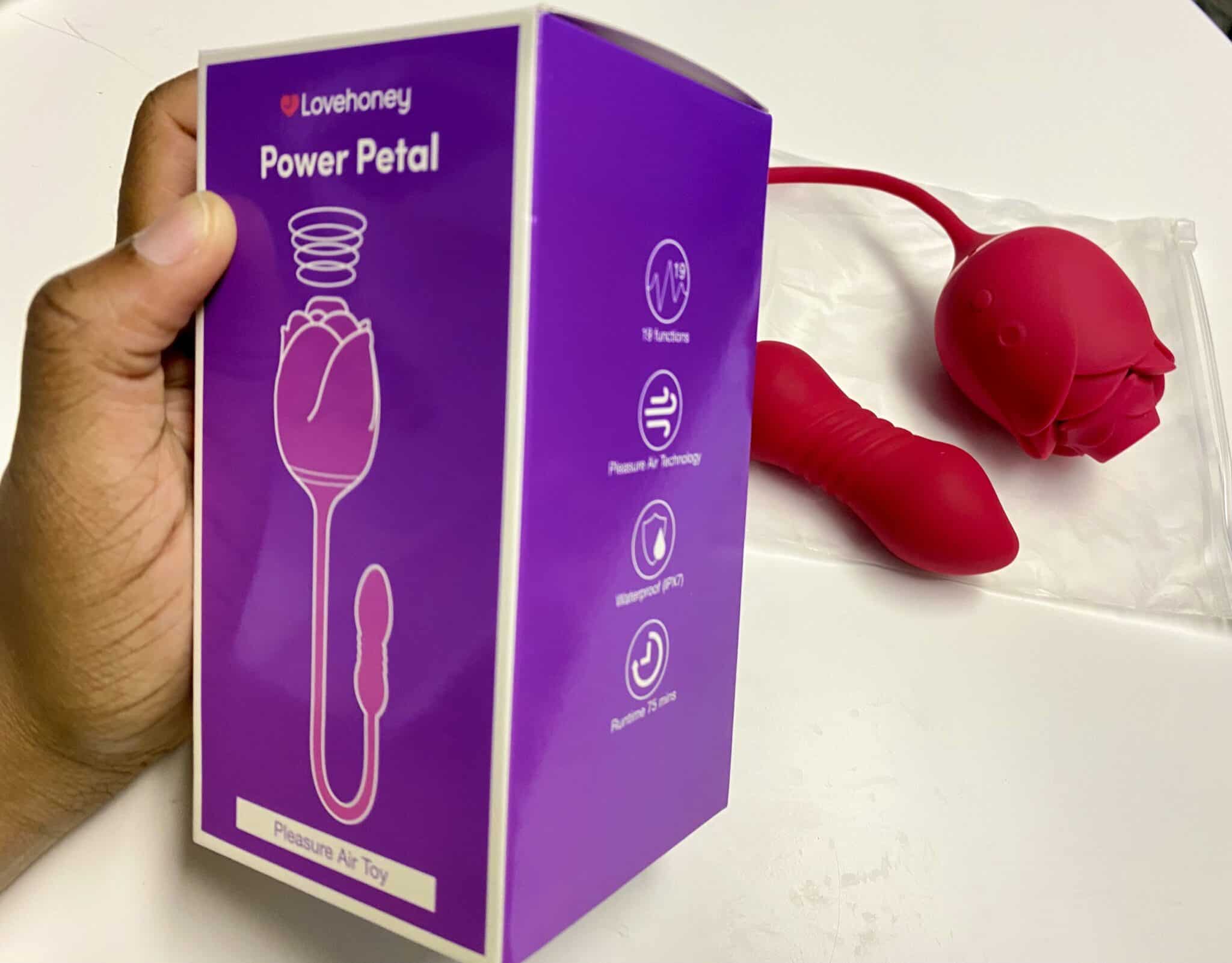 Lovehoney Power Petal Packaging