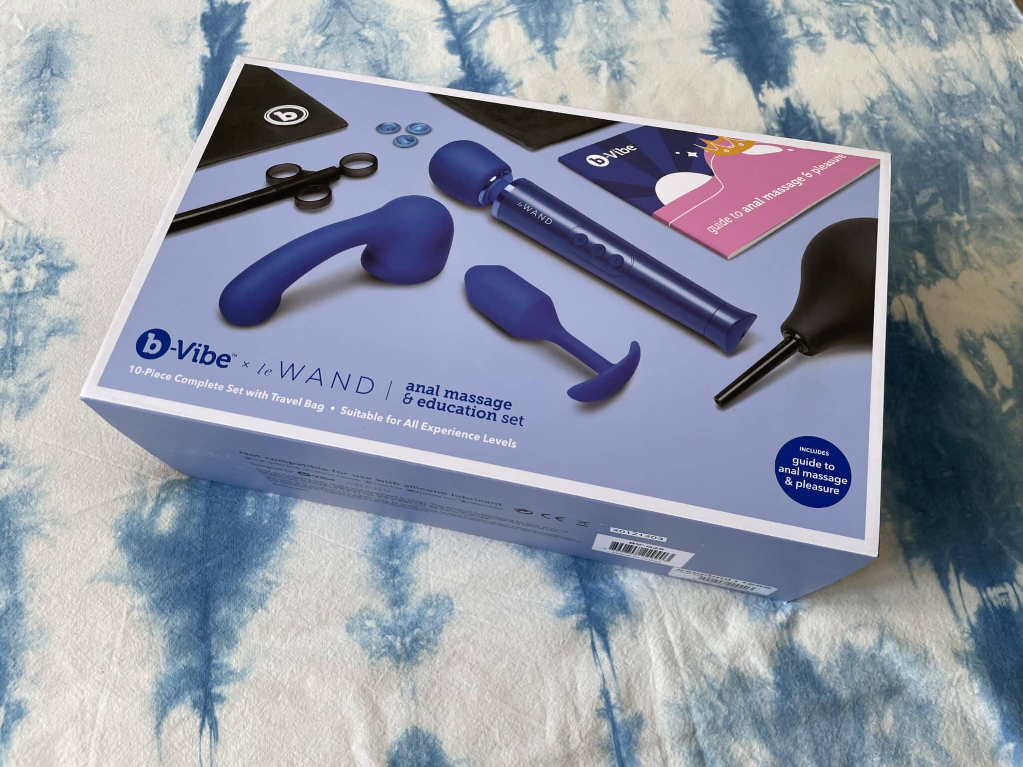 b-Vibe x Le Wand Anal Massage and Education Set Packaging