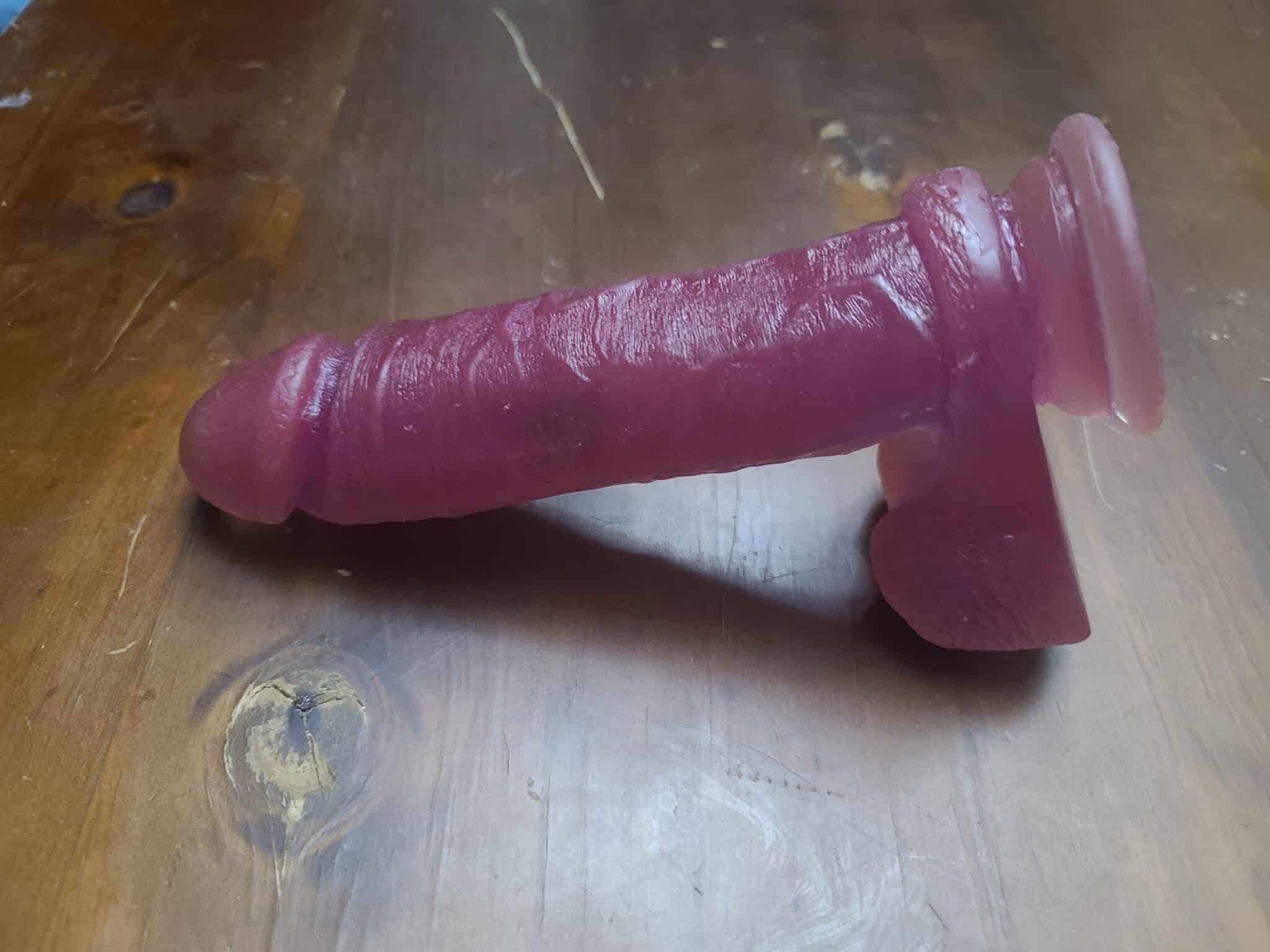 Doc johnson Crystal Jellies Ballsy Suction Cup Dildo Packaging