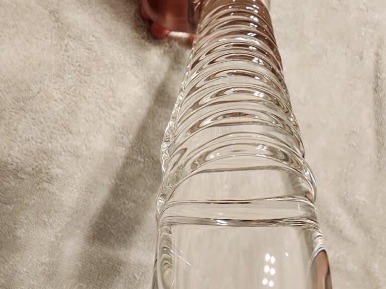 Glas 8" Realistic Ribbed Glass Dildo Review