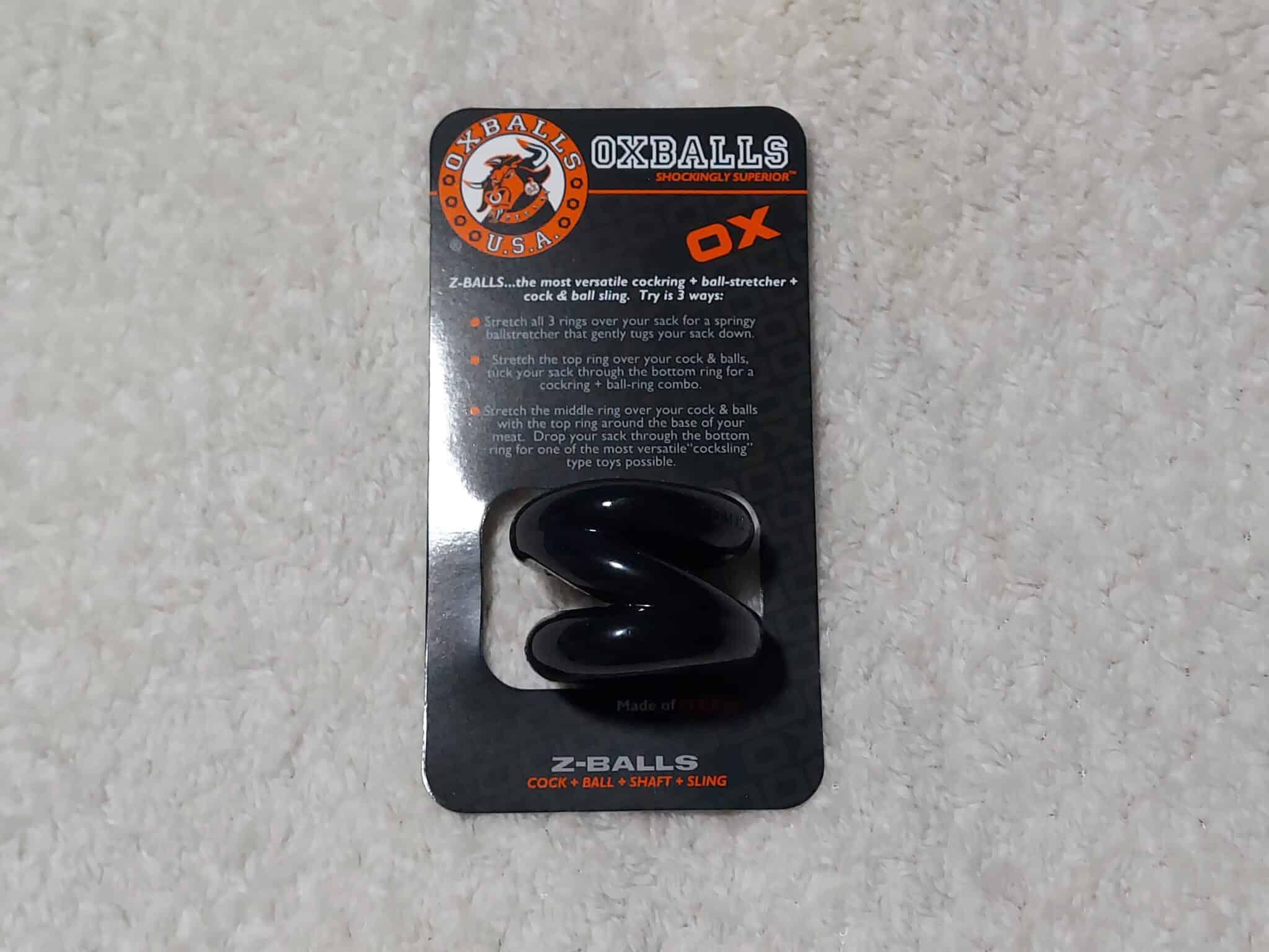 Oxballs Z-Balls 3-in-1 Cock Ring and Ball Stretcher. Slide 8